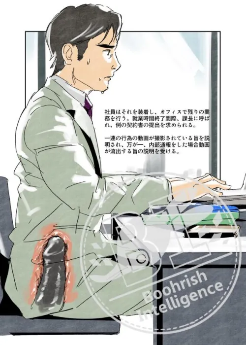 A dildo during work hours