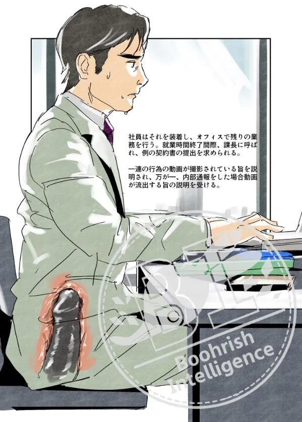 A dildo during work hours