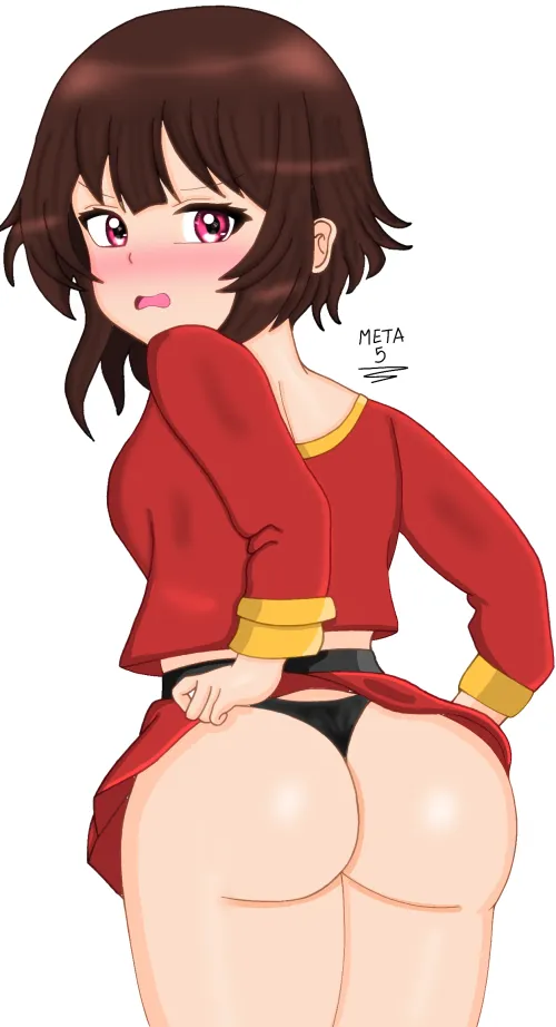 A drawing of Megumin. (My art)