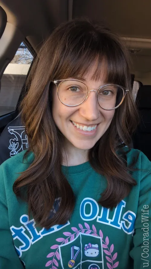 A fresh haircut always makes me smile