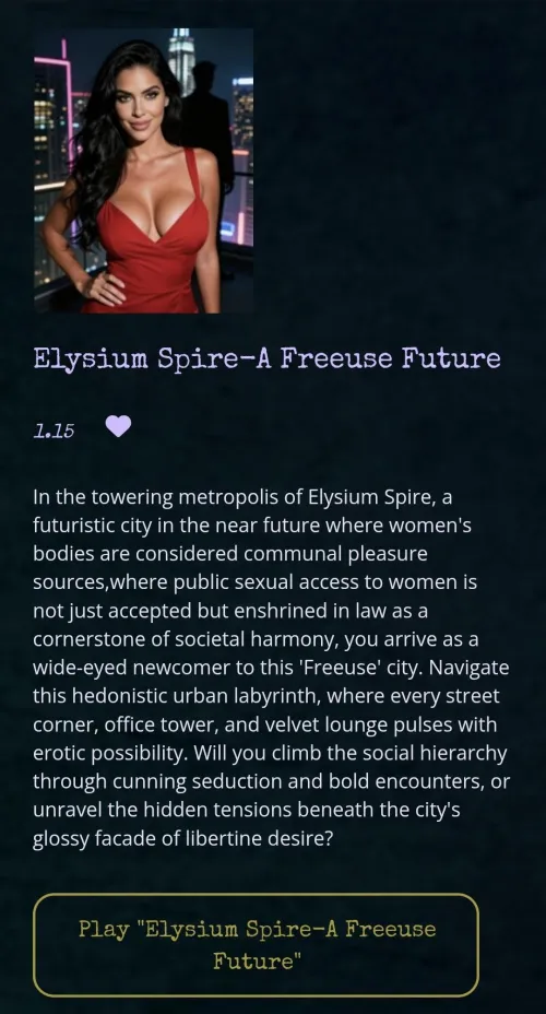 A futuristic Freeuse world where Freeuse is LAW!