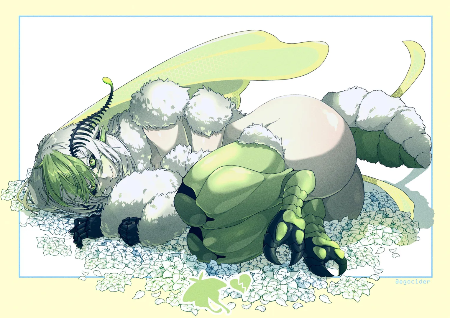 A Moth has appeared before you, what do you do? (@Egocider Juniper vtuber)