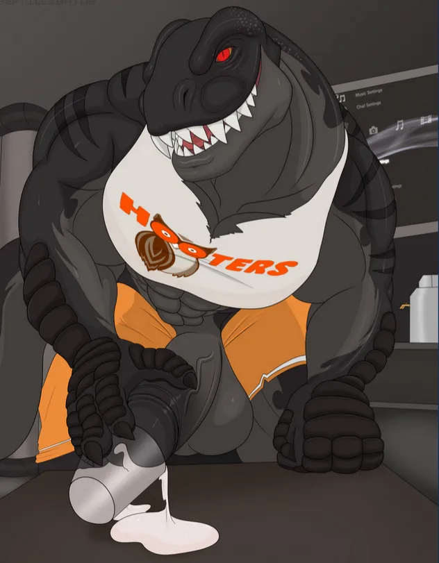 A nice, warm glass of something (Reptilligator)