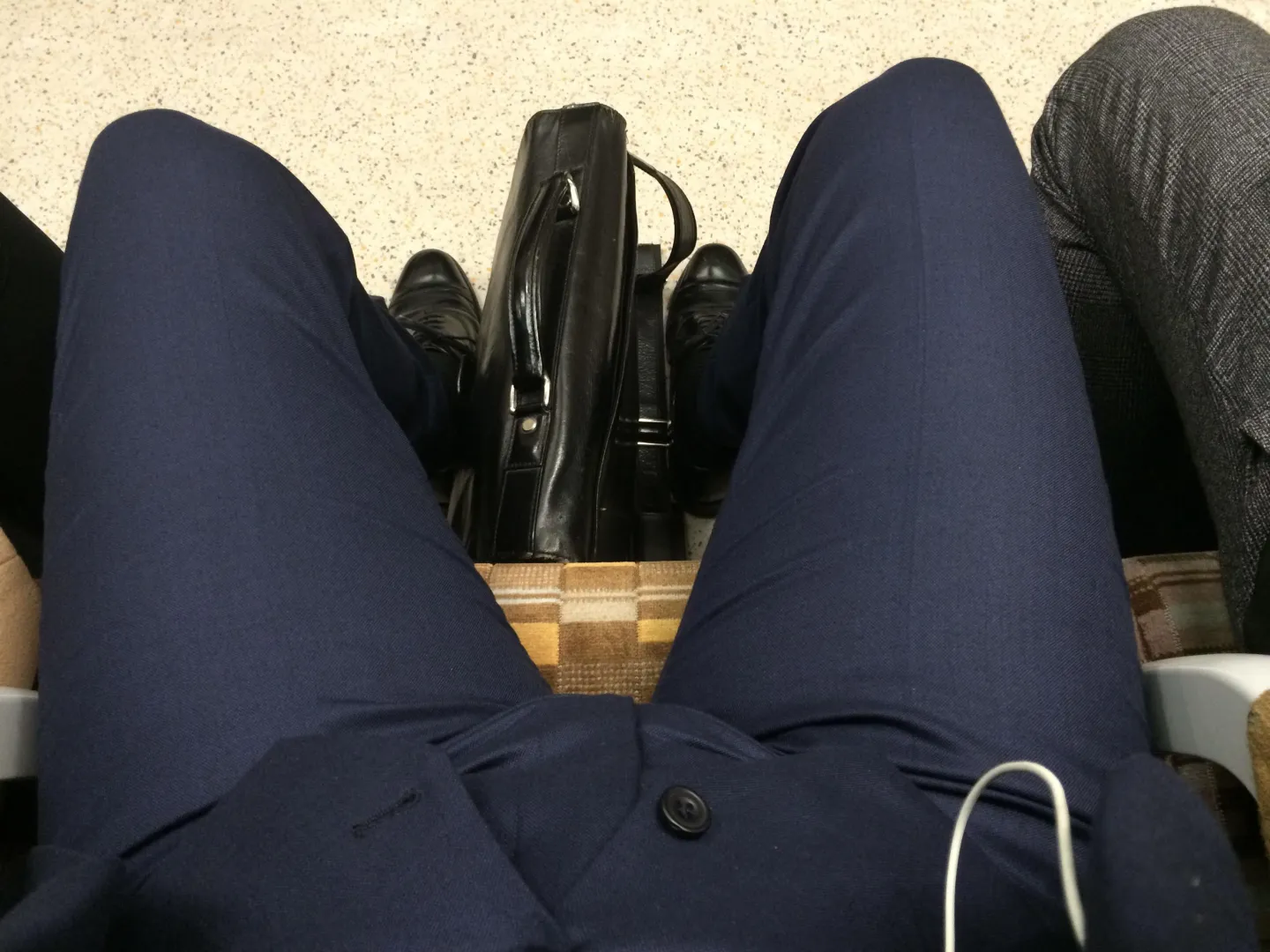 A rare appearance of my three-piece suit.