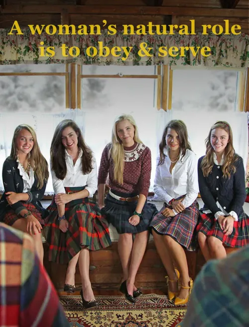 A woman’s natural role is to obey & serve