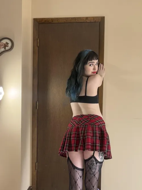 added some blue to my dyed black hair