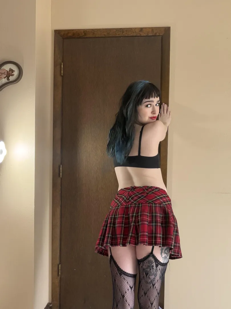 added some blue to my dyed black hair