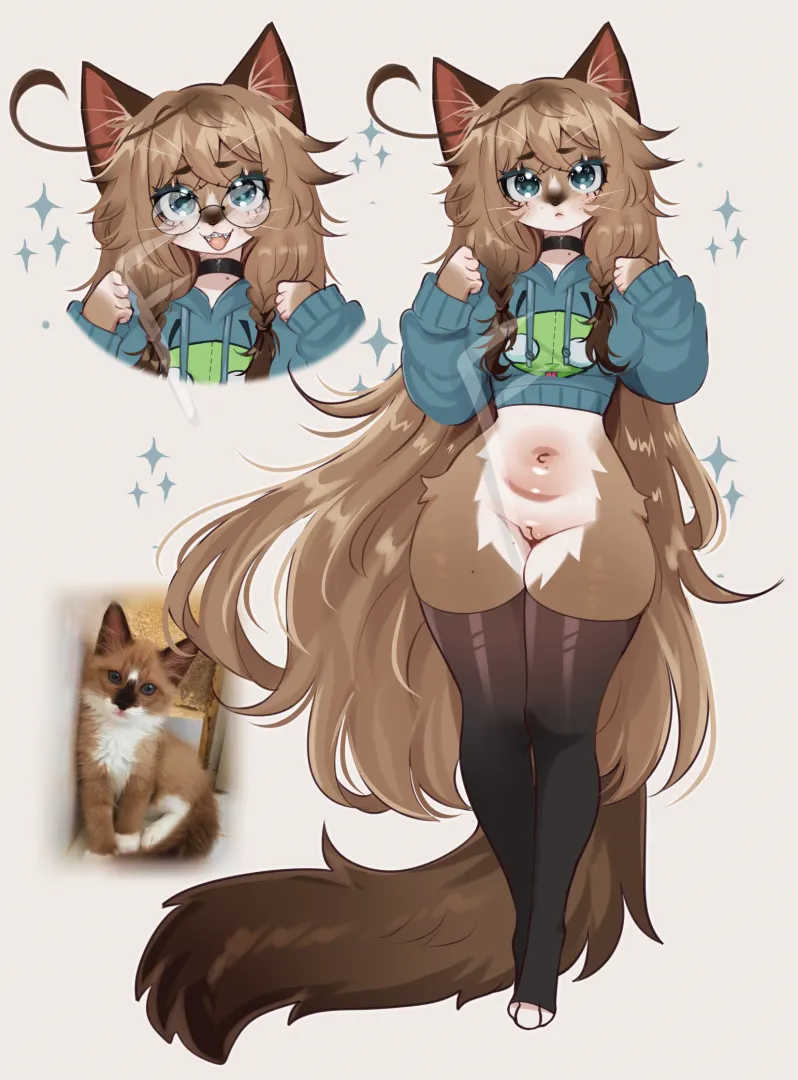 ADOPTABLE AUCTION REMINDER! NERD CAT (fredek666) [F]