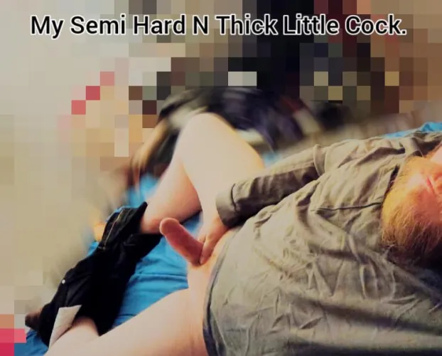 After a morning hike,it feels great to take my jeans off and let my little guy rise up and get some fresh air..Who would want to suck it or ride it til I ...DM's are open..