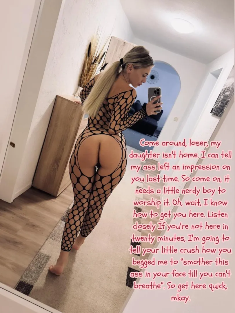 After only going your crushes house once her mother really knows how to push your buttons