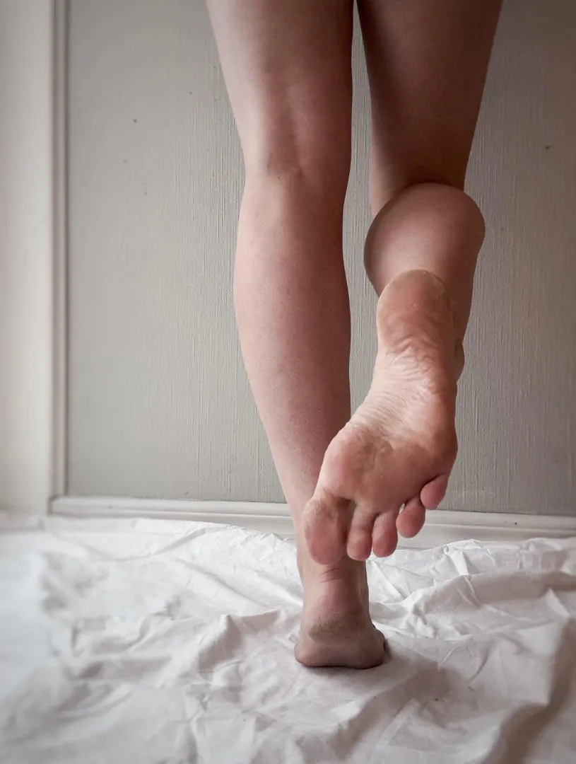 After wearing my shoes all day