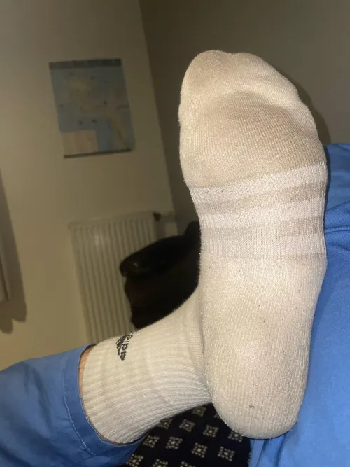 after work socks… 3 days worn phew ‍