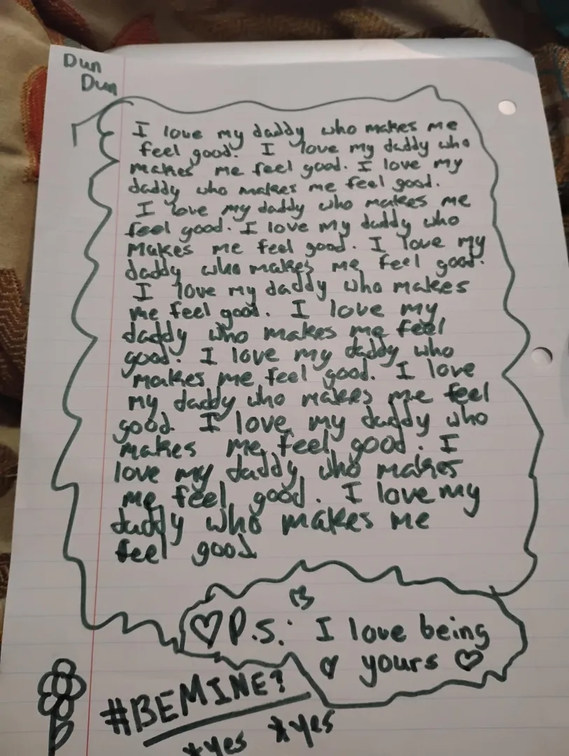 Ahem something silly.