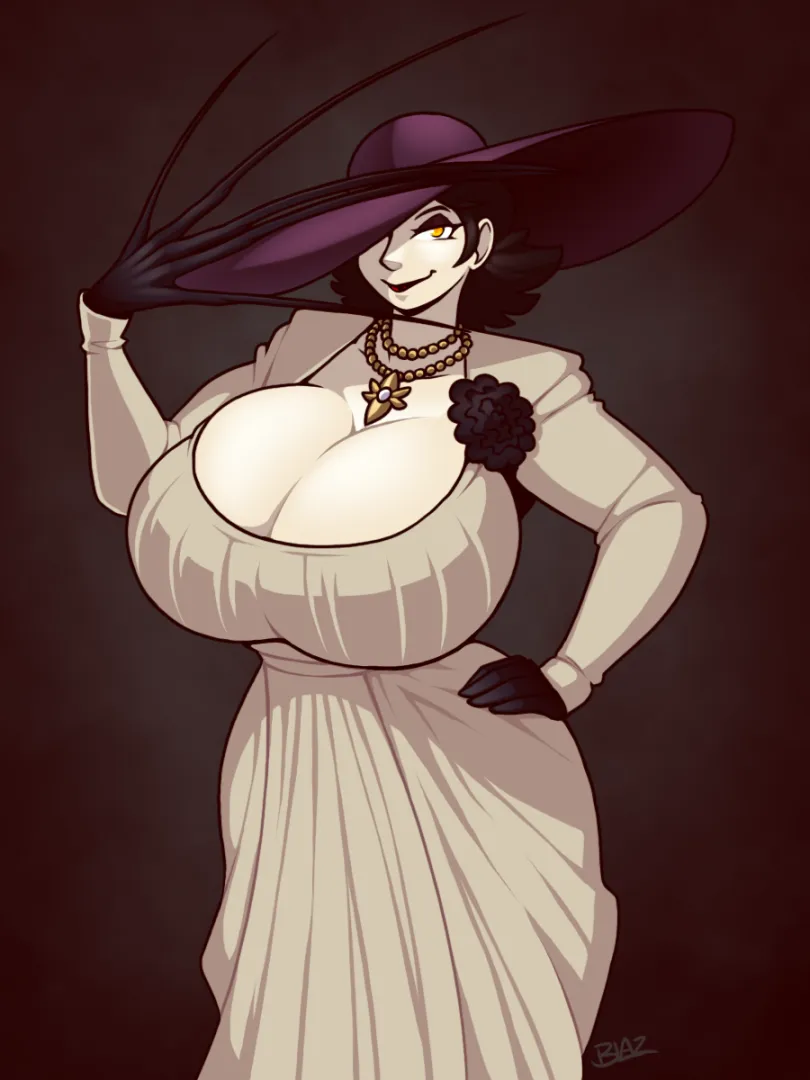 Alcina Dimitrescu is charming even in 2D (Blazbaros)