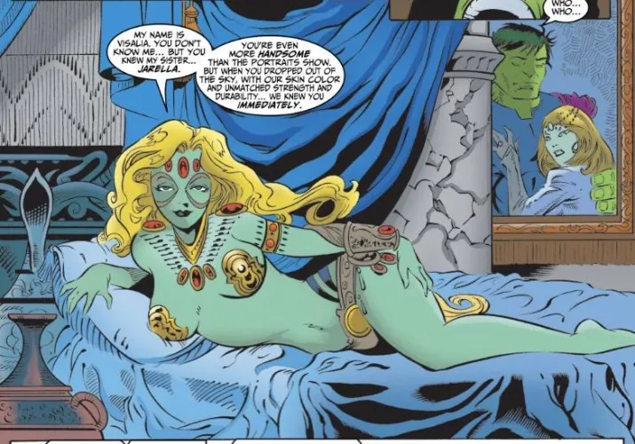 Alien Woman Visalia Introduces Herself [Captain Marvel(1999) #5]