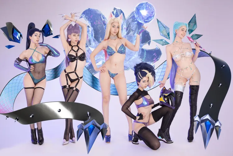 All KDA girls by Gumiho Hannya