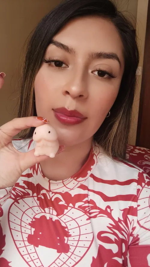 All you're good for is getting on your knees and staring at me with your little peanut...