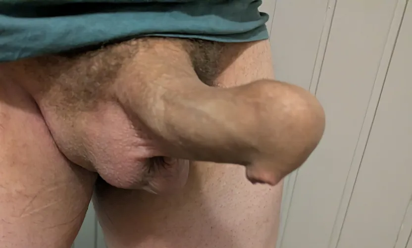 Almost poking through the screen