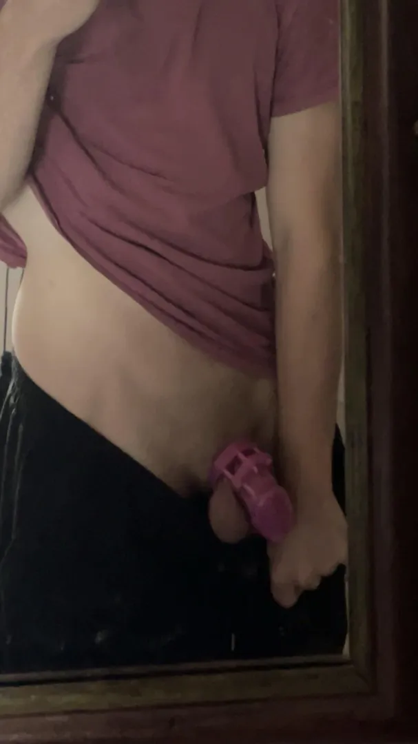 alone and straining in my little cuck cage while you’re out having fun with better men