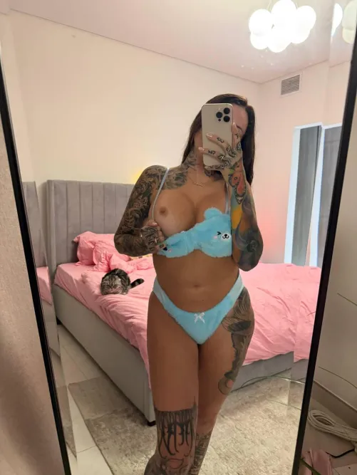 Already leaking for you...come lick it up before it drips on the floor