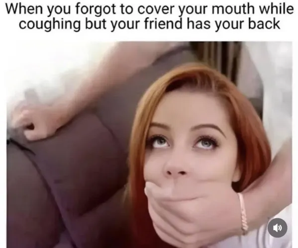 Always have a friend who has your back. And front.