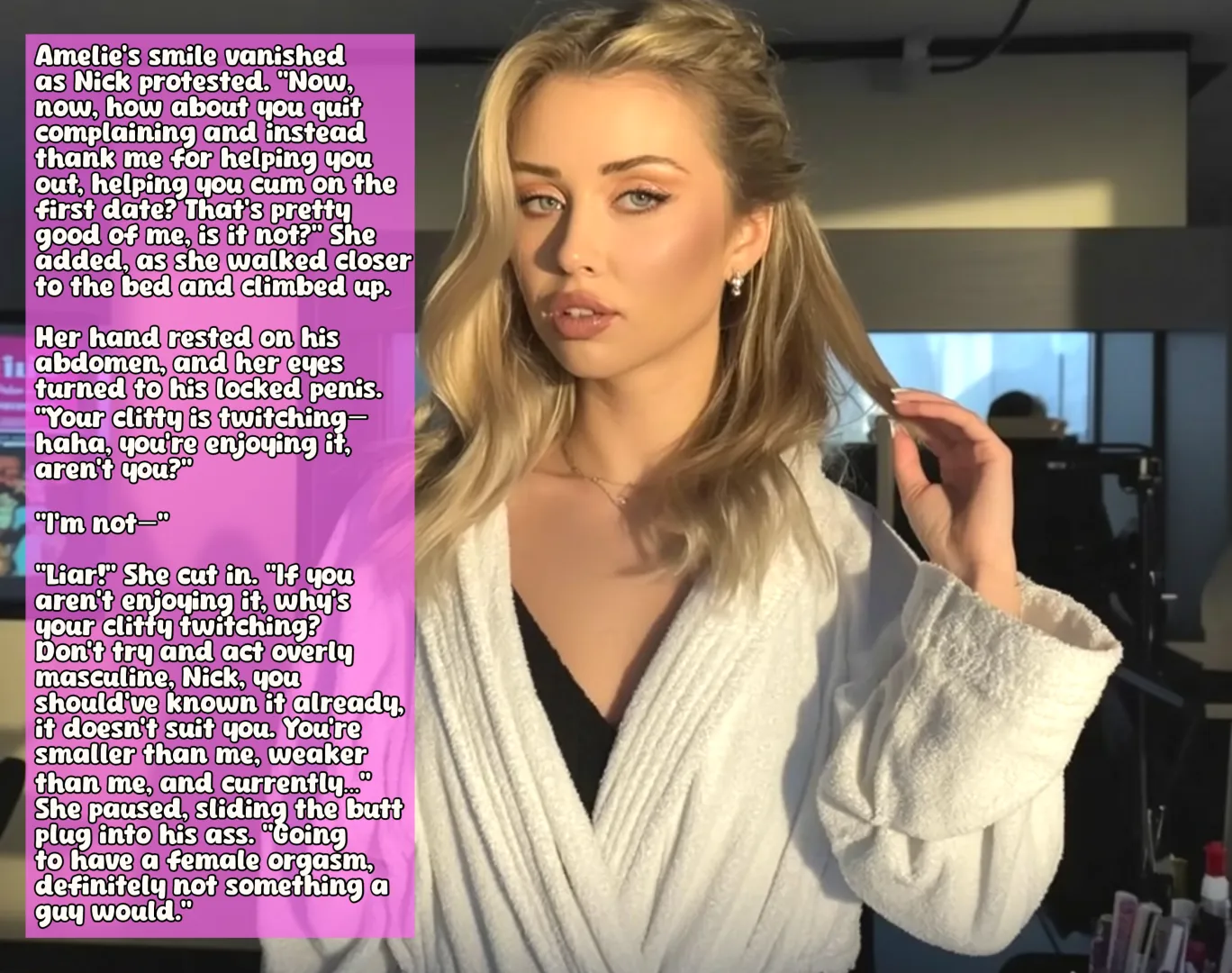 Amelie Hate Liar's 2 Feminization Caption