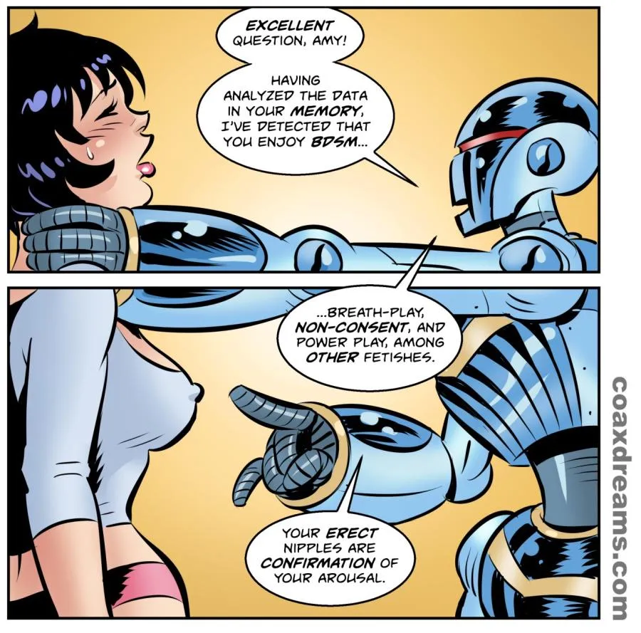 An android office assistant that can read the secretary’s mind… what could ever go wrong? ;) [Coworker Bot] (Coaxdreams)