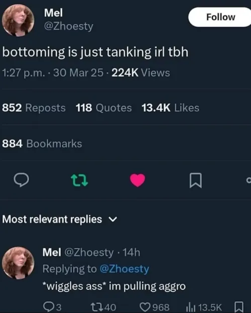 And I wondered why I played tank