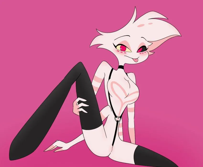 Angel dust beautiful tongue  out cute 