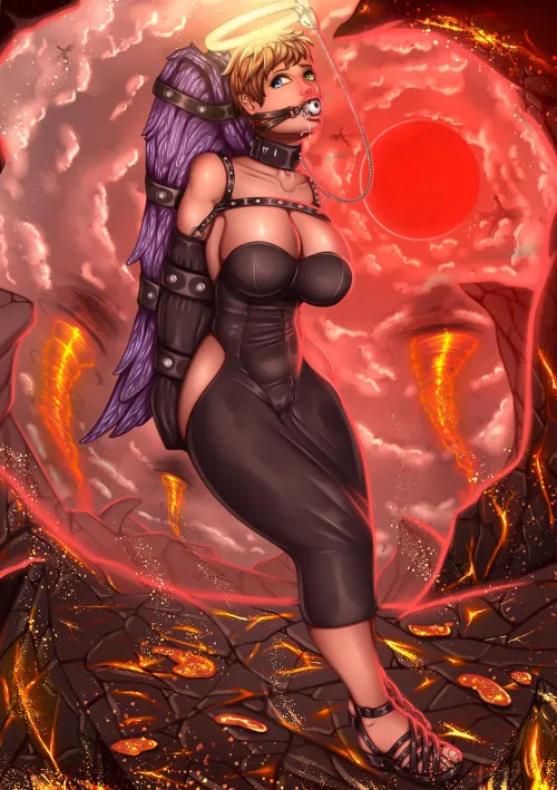 Angel Trina exiled to the demon lands (WildBattery)