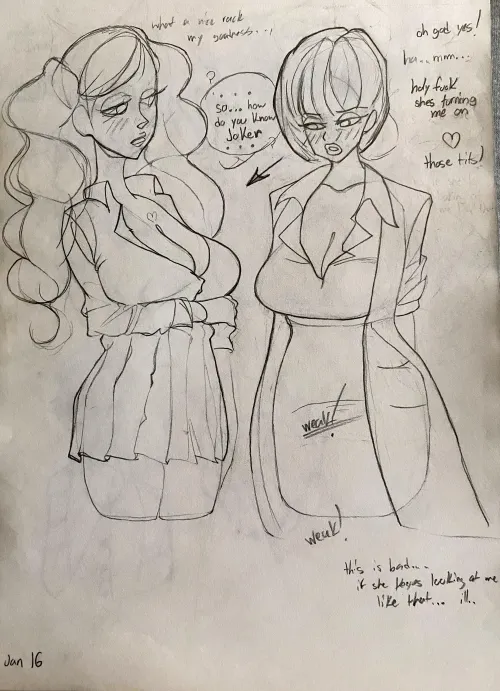 Ann and Tae have an interesting… interaction (artist - slightsketches)