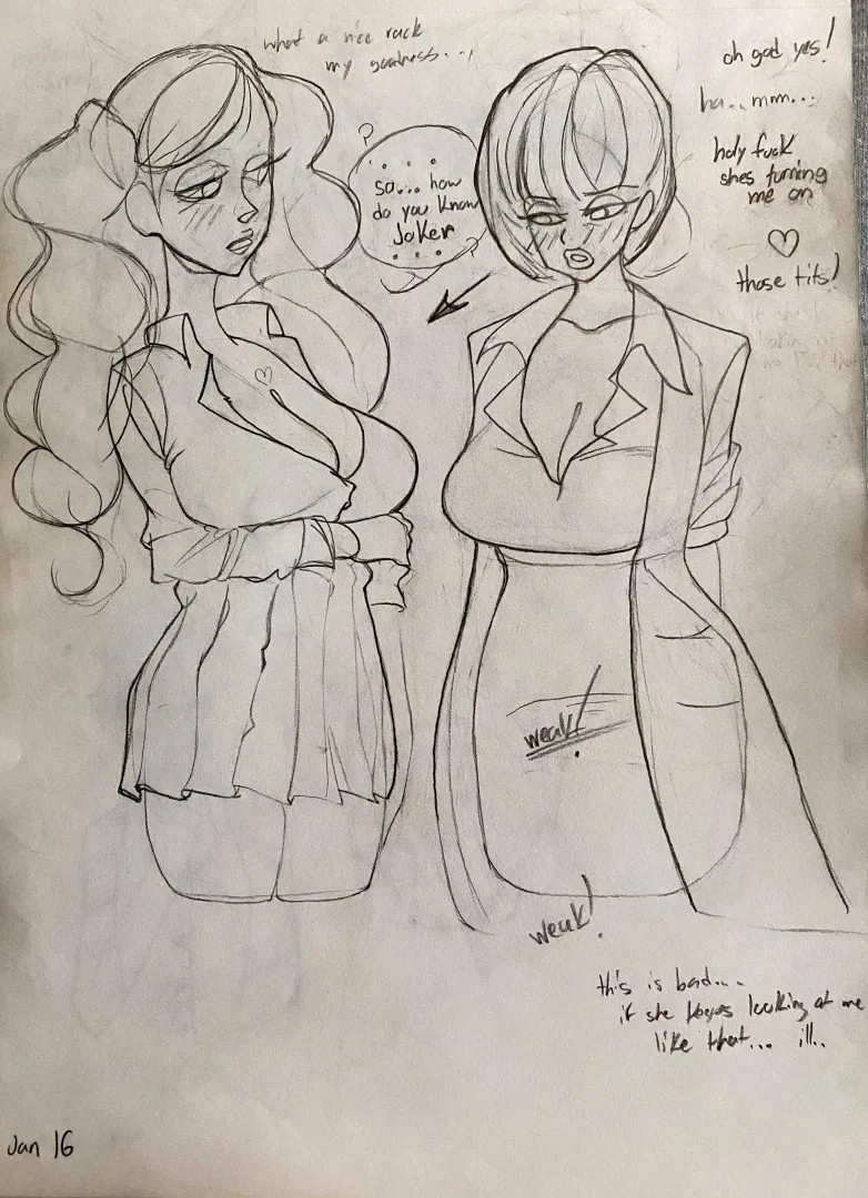 Ann and Tae have an interesting… interaction (artist - slightsketches)