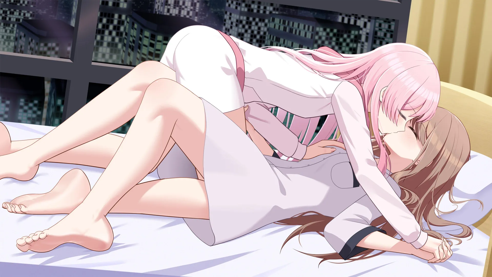 Anon passionately kissing Soyo [BanG Dream!] (Lemon_Kele)