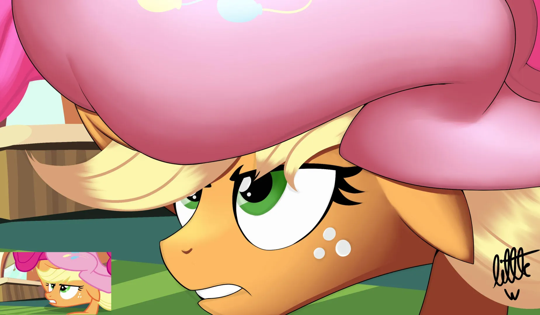 Another screencap ref (artist littleuwu20)