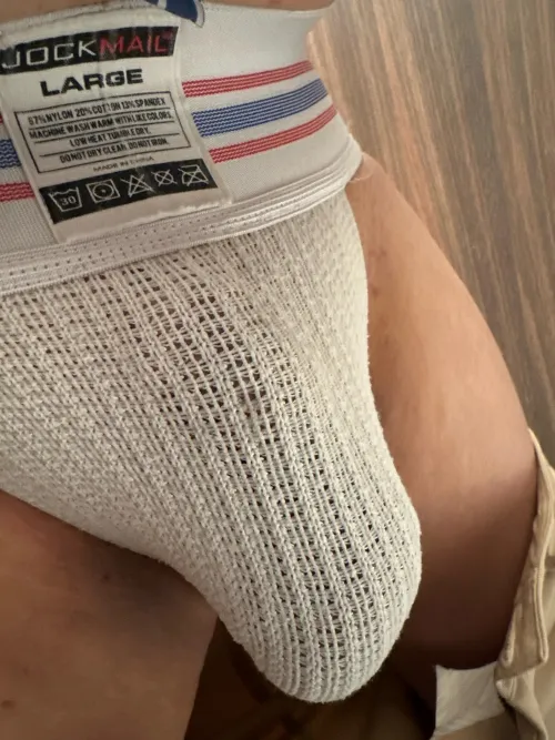 Another with a jock on in office