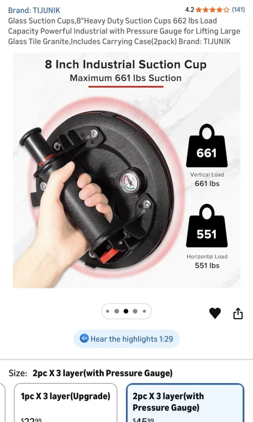 Anywhere Restraint Points (Heavy Duty Suction Cups)