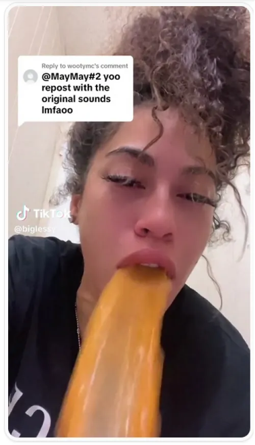 Are Tik tok girls allowed? They're trying to turn puking into a mainstream trend lol