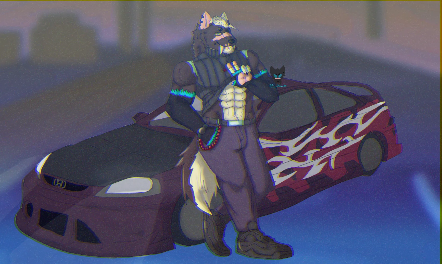 Are you ready to race against me nerd ? Artist: Evilblaver ( me :3 !)