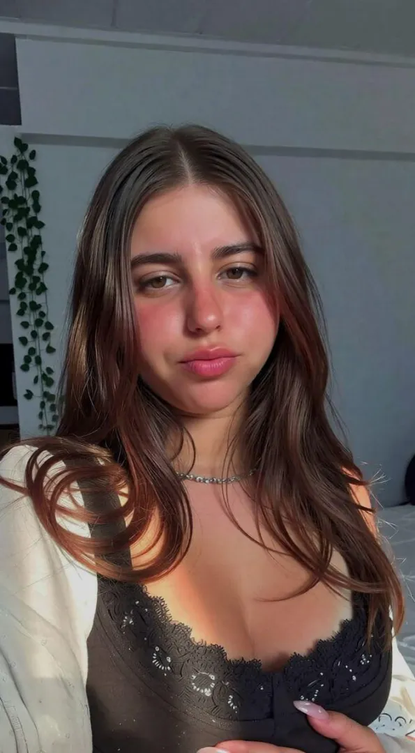 arrows up if you'd actually breed a chubby slut like me (18)