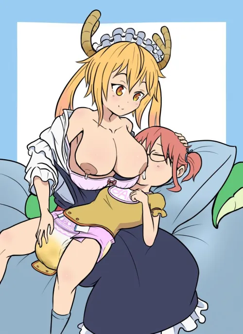 (Art by KumaDasai) “Mommy dragon..”