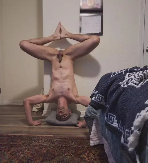 At home, I can express myself nude