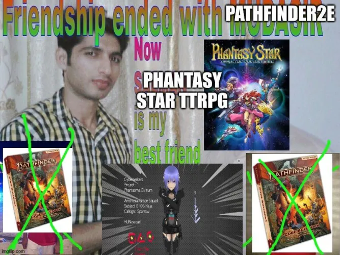 At last, I can ERP in the Phantasy Star setting.