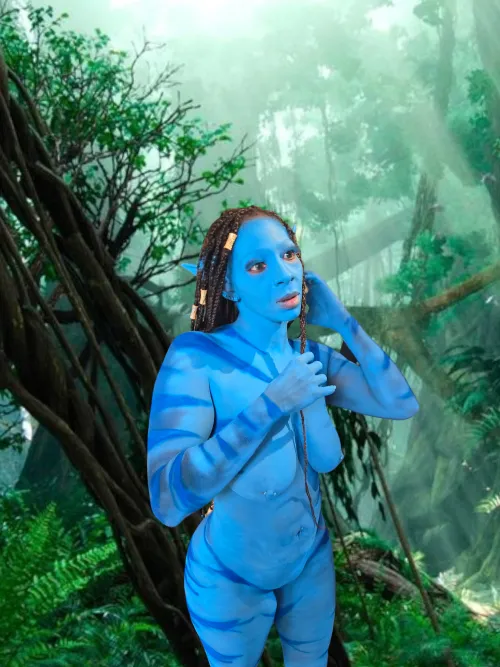 Avatar I painted, modeled by Apple_kandi