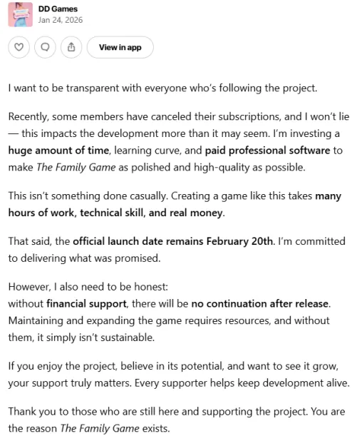 AVN Scammer is now begging for Subs