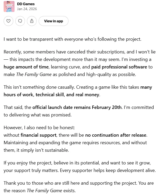 AVN Scammer is now begging for Subs