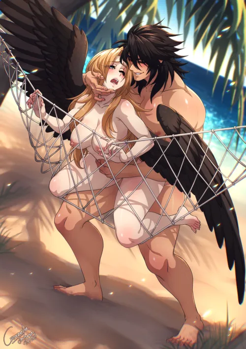 Azura x Kerathos - for Rose [Original] (Crescentia Fortuna)