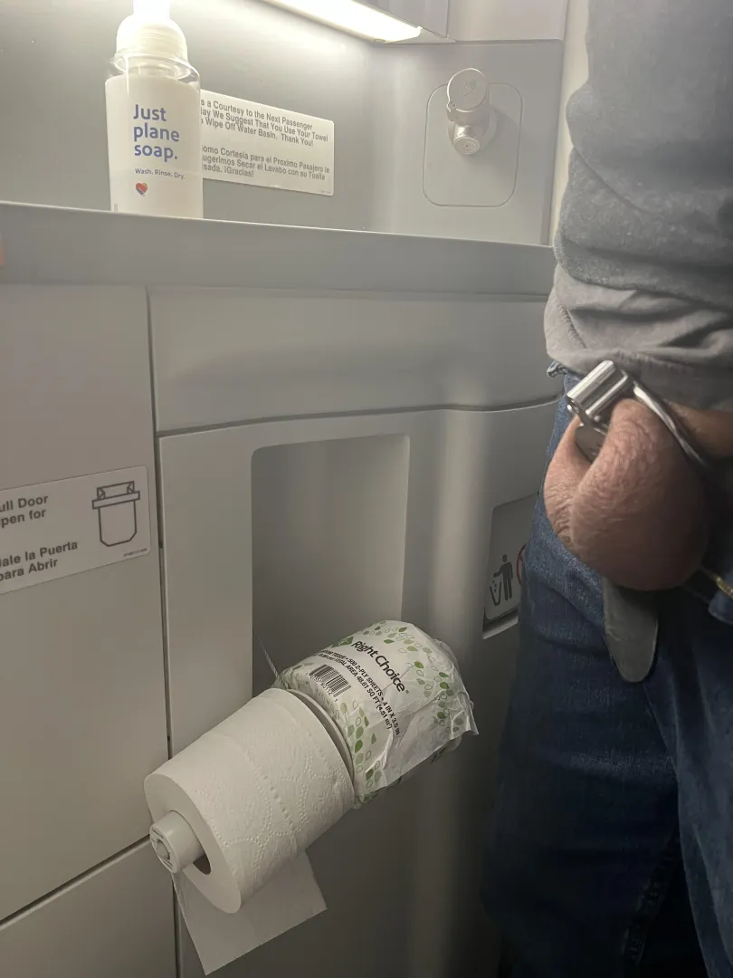 Back to flying while locked. My favorite way to travel!