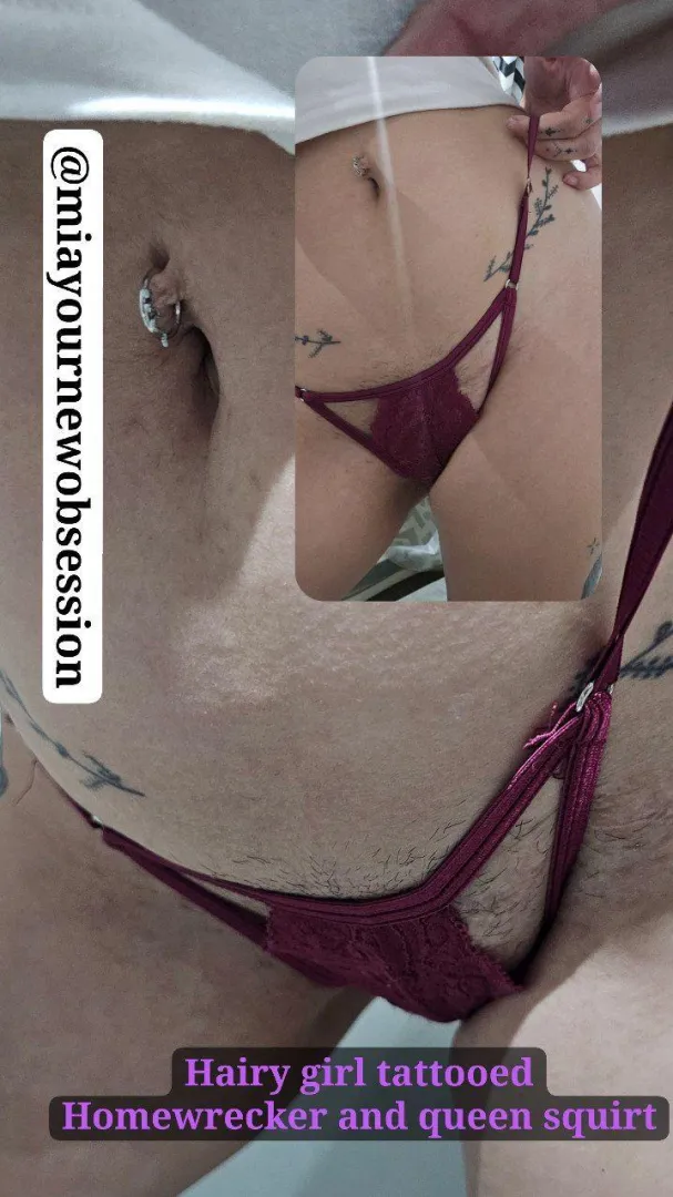 Bad girl with hairy pussy waiting for a horny daddy