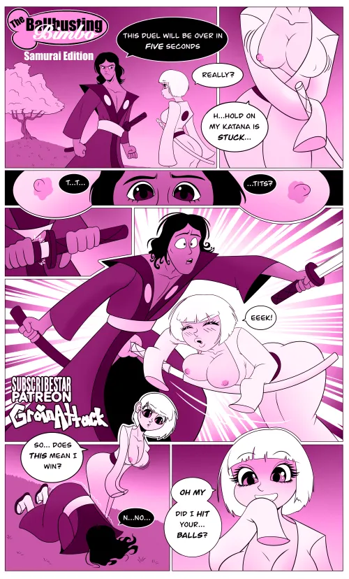 Ballbusting Bimbo Samurai