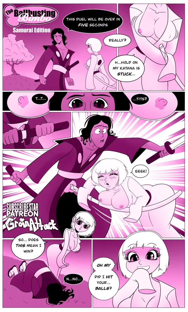 Ballbusting Bimbo Samurai